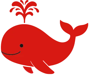Red whale マスコットキャラクター